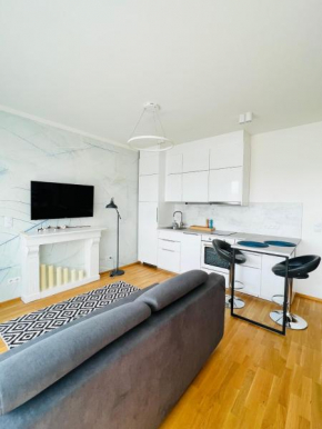 White Pearl Studio with parking in Holešovice
